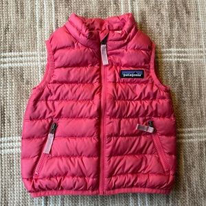 Patagonia baby down sweater vest 6-12 months